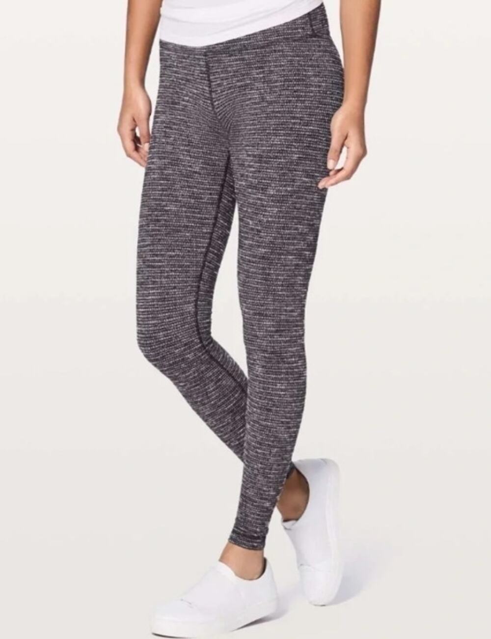 Lululemon Coco Pique Wunder Under Leggings Sz 4